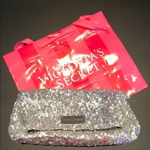 VICTORIA’s SECRET Sequin Clutch/ Cosmetic Bag